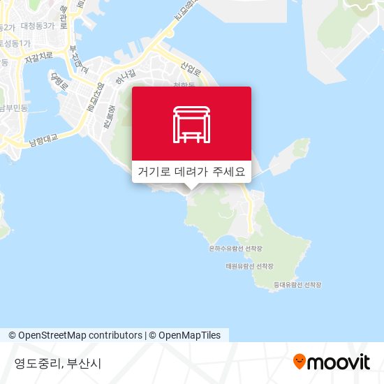 영도중리 지도