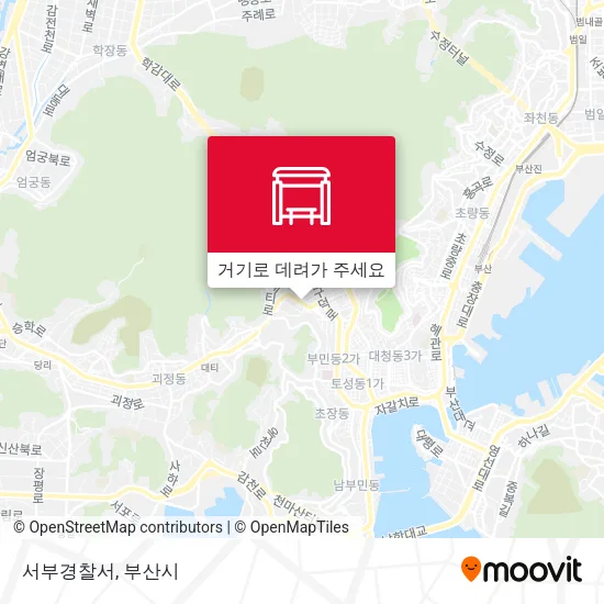 서부경찰서 지도