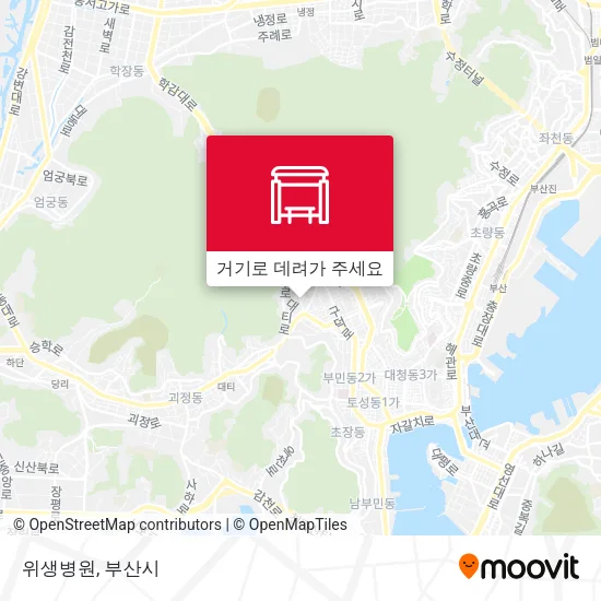 위생병원 지도