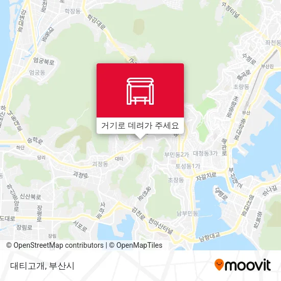 대티고개 지도
