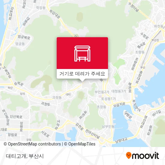 대티고개 지도