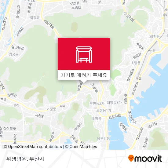 위생병원 지도