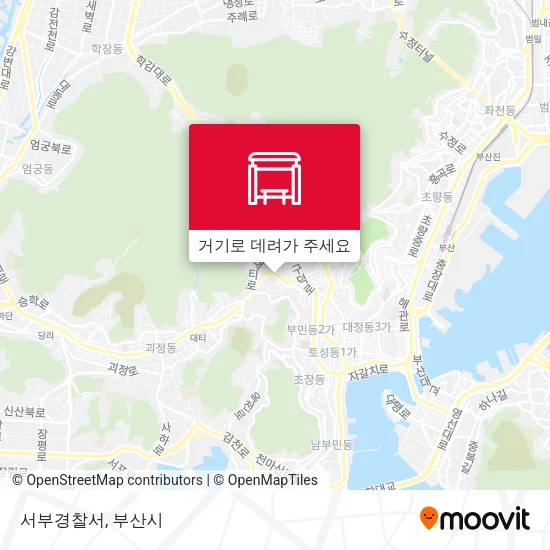 서부경찰서 지도