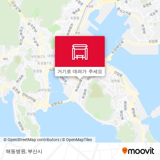 해동병원 지도