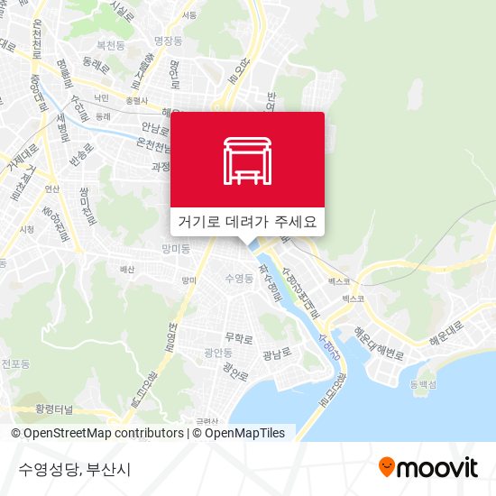 수영성당 지도