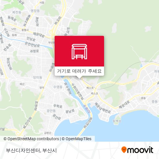 부산디자인센터 지도