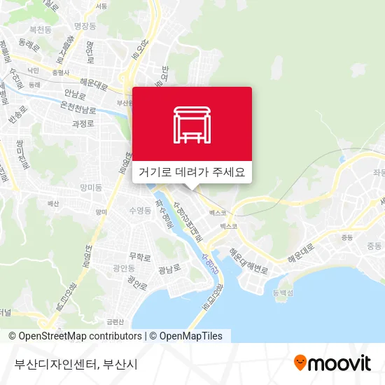 부산디자인센터 지도