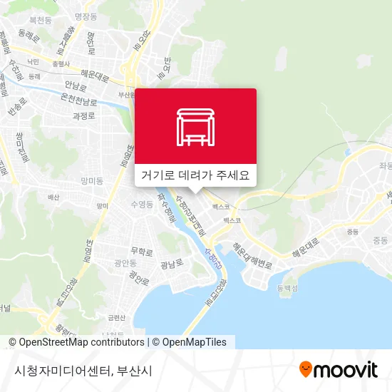시청자미디어센터 지도