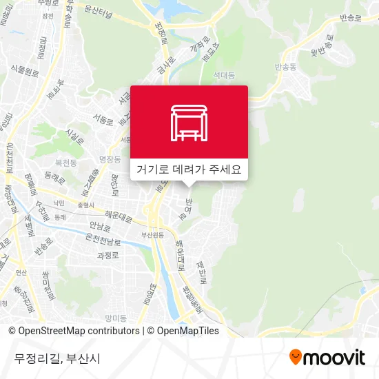무정리길 지도