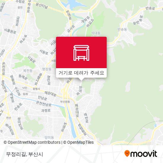 무정리길 지도