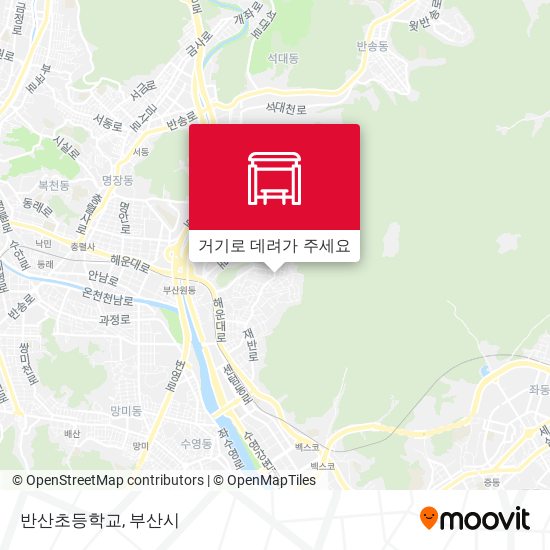 반산초등학교 지도