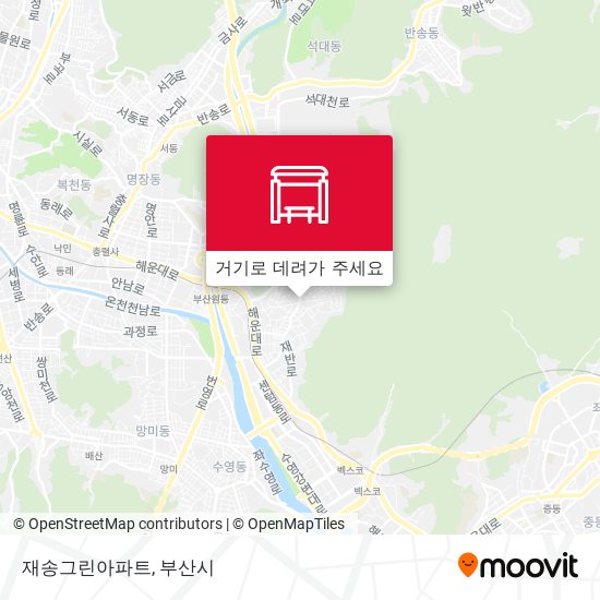 재송그린아파트 지도