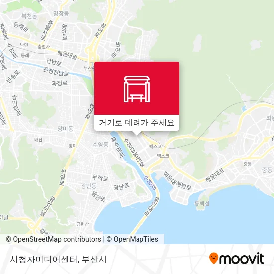 시청자미디어센터 지도