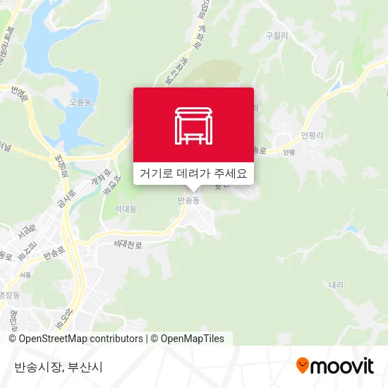 반송시장 지도
