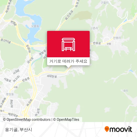 옹기골 지도