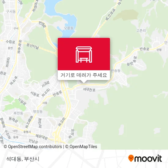 석대동 지도
