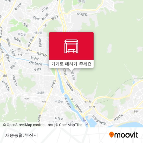 재송농협 지도