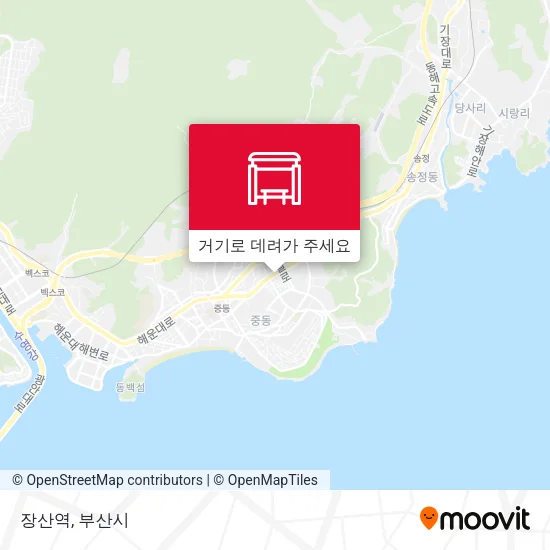 장산역 지도