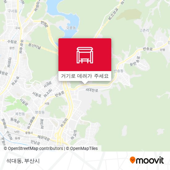 석대동 지도