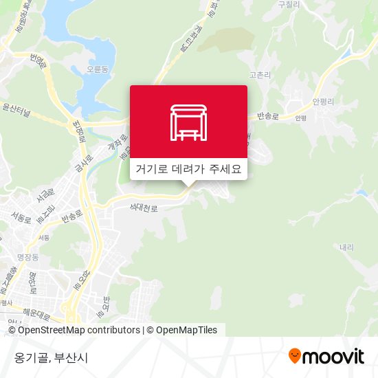 옹기골 지도