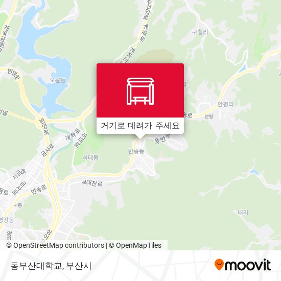 동부산대학교 지도