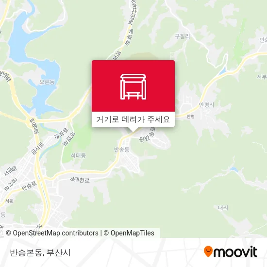 반송본동 지도