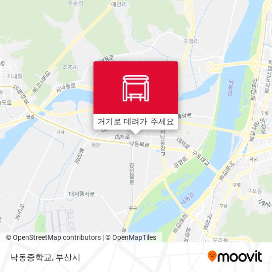 낙동중학교 지도