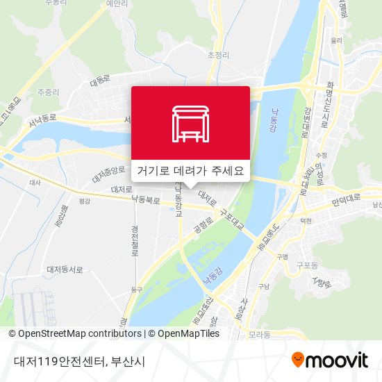 대저119안전센터 지도