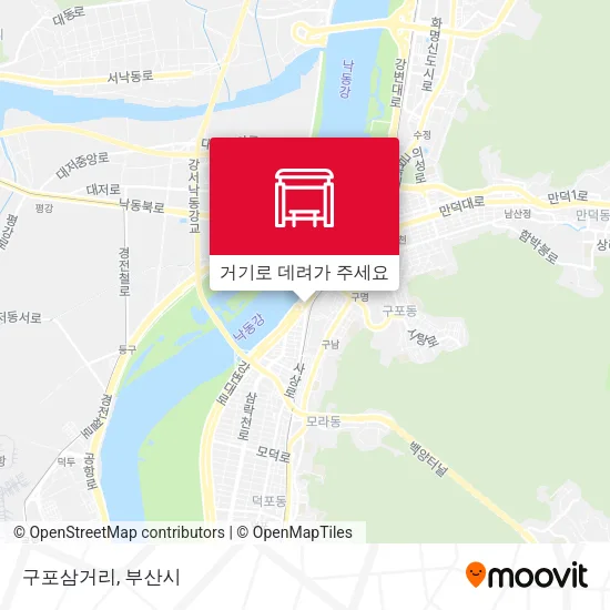 구포삼거리 지도