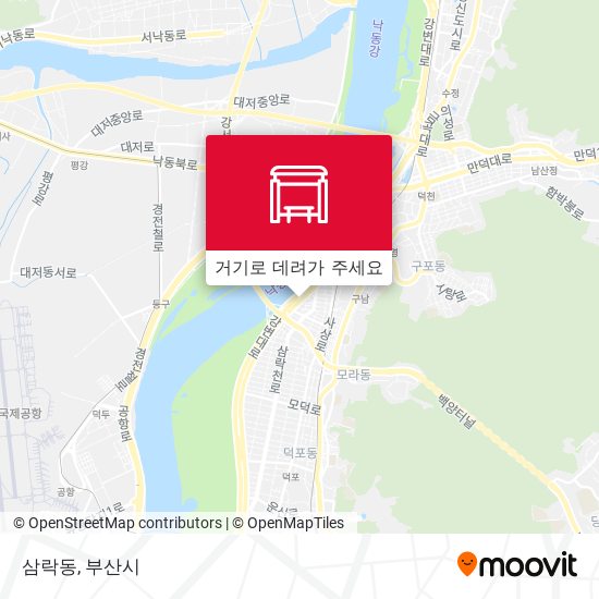 삼락동 지도