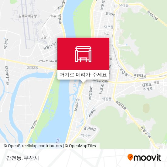 감전동 지도
