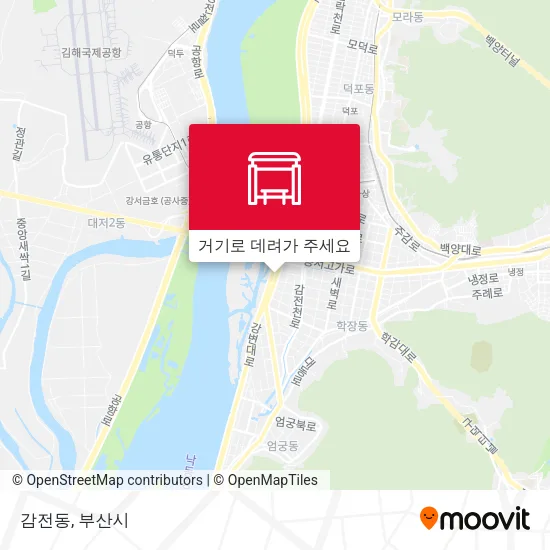 감전동 지도