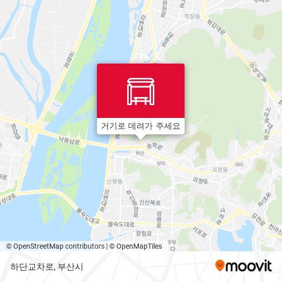 하단교차로 지도