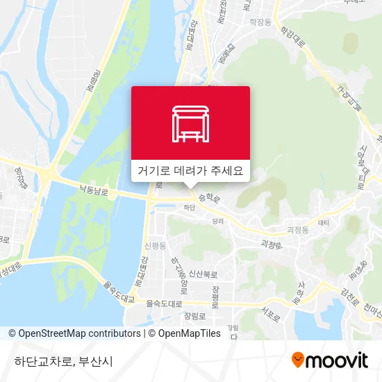 하단교차로 지도