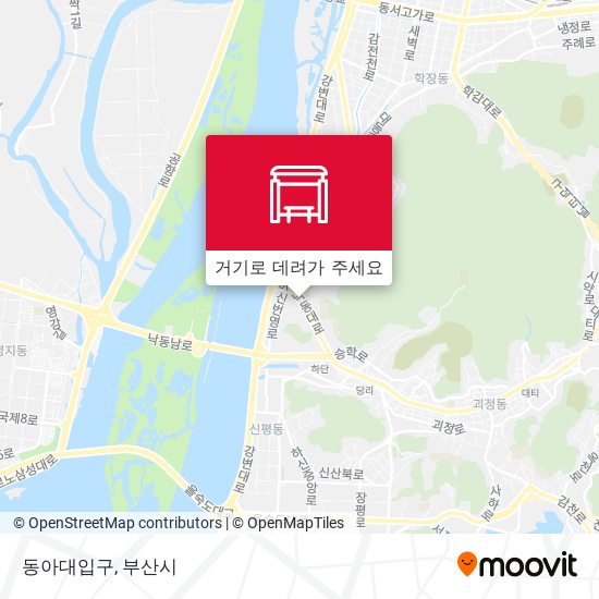 동아대입구 지도
