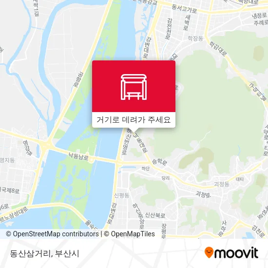 동산삼거리 지도