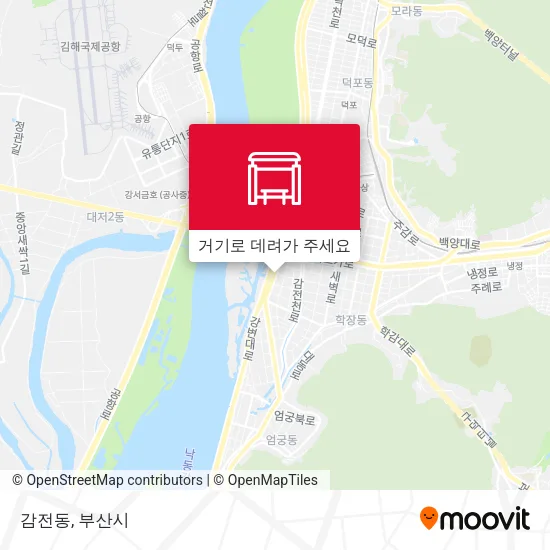 감전동 지도