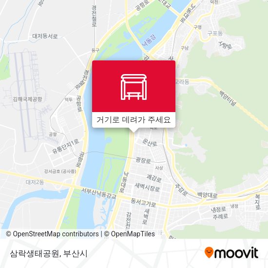 삼락생태공원 지도