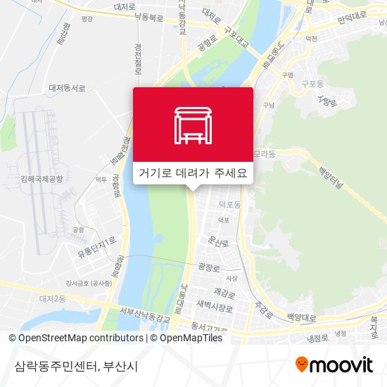 삼락동주민센터 지도