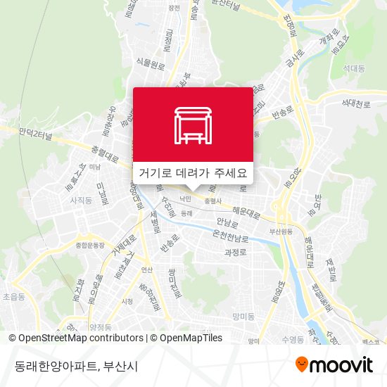 동래한양아파트 지도