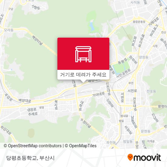 당평초등학교 지도