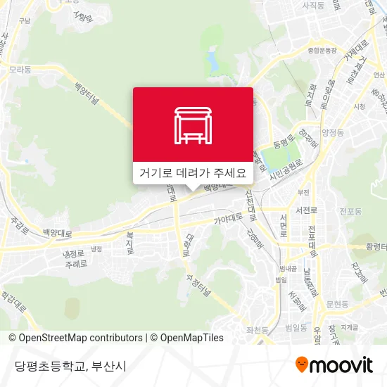 당평초등학교 지도