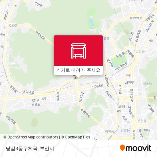 당감3동우체국 지도
