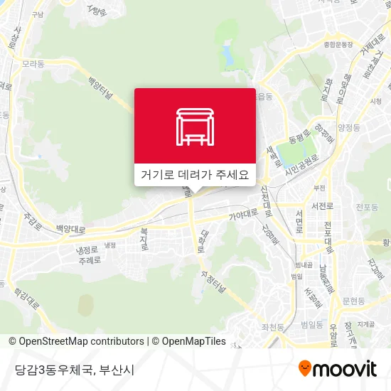 당감3동우체국 지도