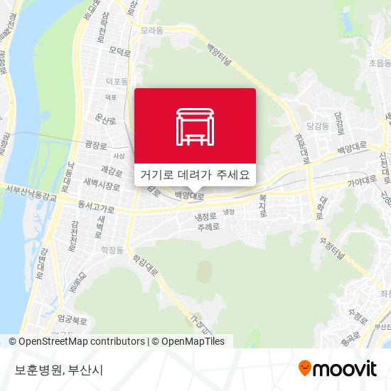 보훈병원 지도