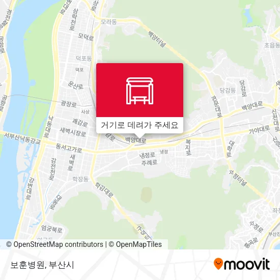 보훈병원 지도