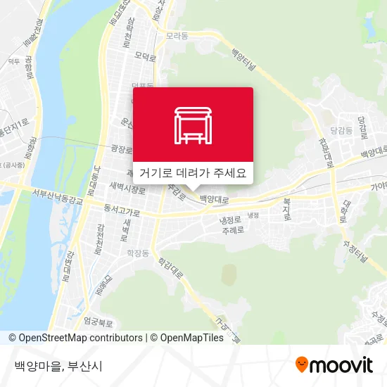 백양마을 지도