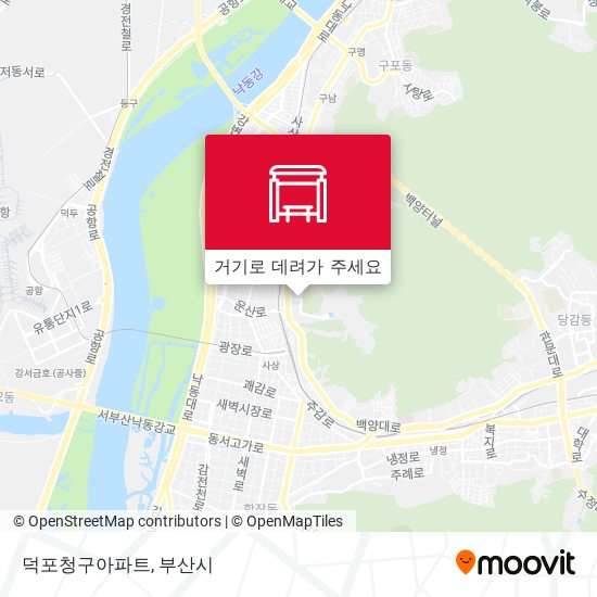 덕포청구아파트 지도