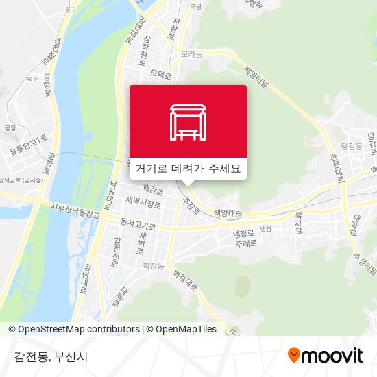 감전동 지도