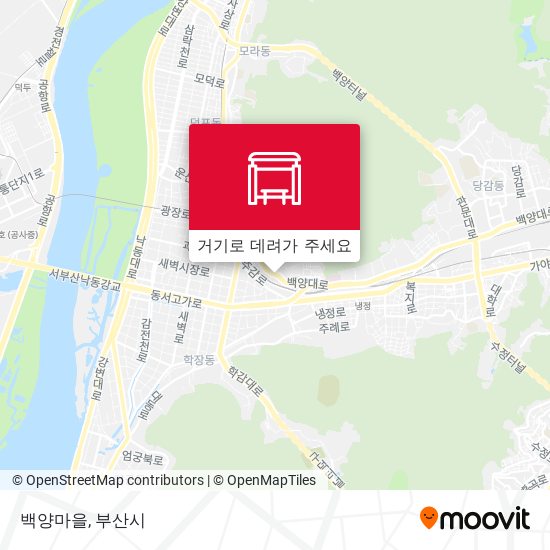 백양마을 지도
